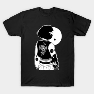 Snake Bomber Jacket Girl T-Shirt